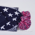 New design Knitted Hat and Knitted Scarf set